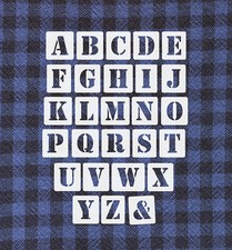 Buchstaben und Zeichen 8cm