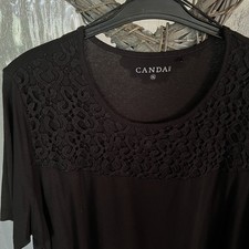 T-Shirt  - Damen - CANDA/C&A - Gr.XXL - große Größen - Schwarz- wie Neu!
