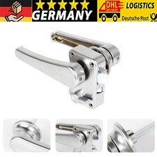 WC-Türhebel-Schloss-Set Bad Griff Knopf Hebel-Türschloss für Camper Yacht RV DHL