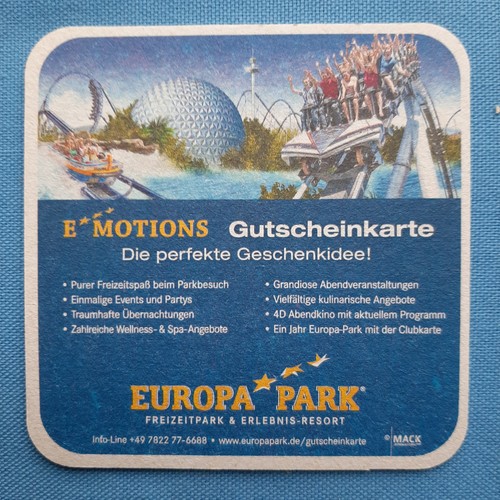 Bierdeckel von 2016 europa - bierdeckel,