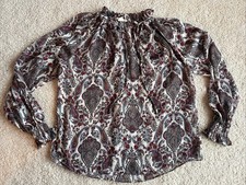 Gemusterte Bluse H&M Größe