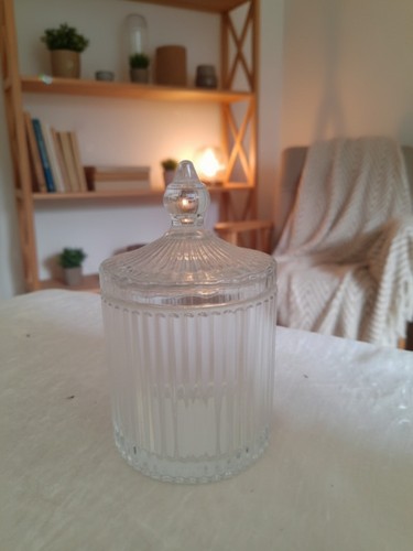 Bonboniere/Glas/neu/Geriffelt/