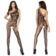 Passion Netz Catsuit ouvert