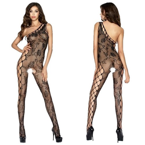 Passion netz catsuit ouvert - passion,