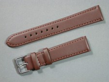 Echt leder uhrenarmband braun - echt,