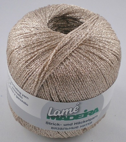 25g madeira lamé häkelgarn - 25g,