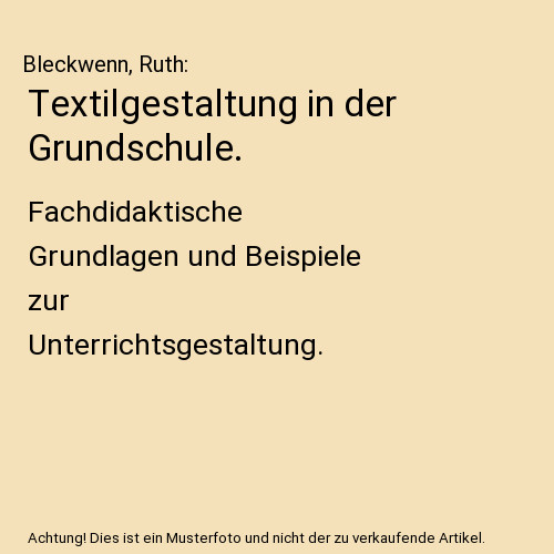 Textilgestaltung der - textilgestaltung, in