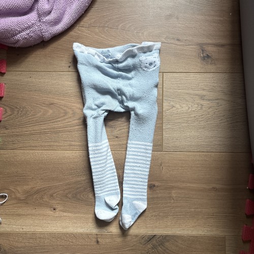 Strumpfhose blau weiß - strumpfhose,