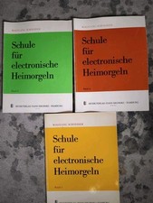 Schule für Elektronische Heimorgeln Wolfgang Schneider Musik Noten Buch
