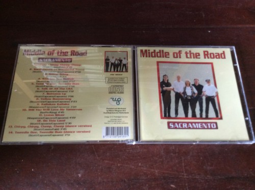 Middle the road - of,
