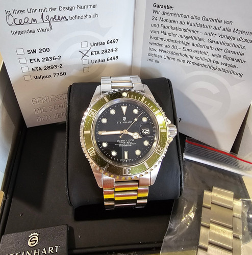 Steinhart ocean one green 42mm - ocean,