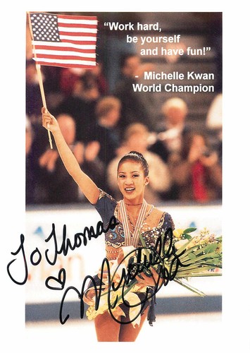 Autogramm michelle kwan - kwan,