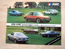 AMC Prospekt USA 1979 Pacer Gremlin Hornet Matador Broschüre American Motors