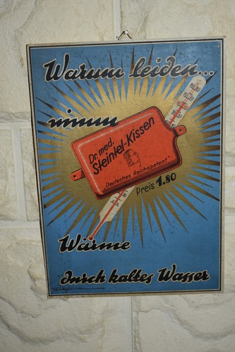 Altes reklameschild 40er - reklameschild, 30/40er