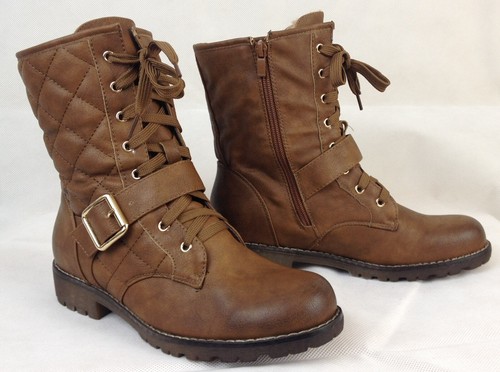 Damen biker boots gesteppt - biker, boots,