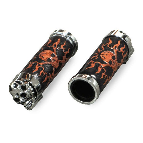Billet griffe skull leder - griffe,