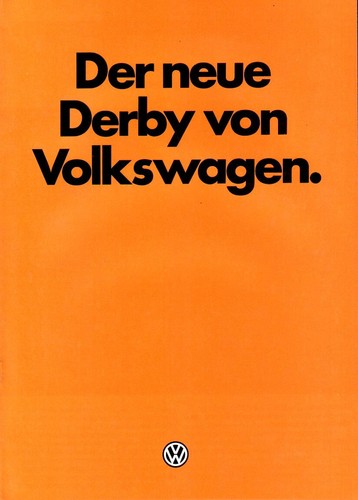 Derby prospekt 1981 - vw,