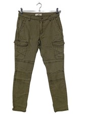 H&M Cargohose Damen Hose Gr. DE 40 khaki Casual-Look