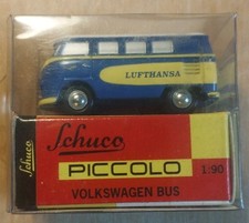 Schuco Piccolo Volkswagen VW T1 Bulli Samba Bus 1:90 in OVP Lufthansa 