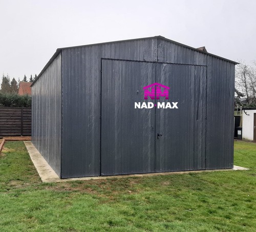 Blechgarage 4x8x3 5m - +blechgarage, 4x8x3,5m