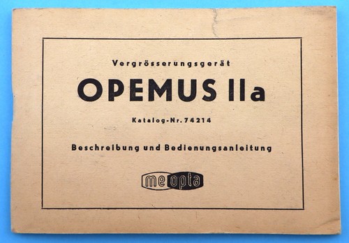 Meopta vergrösserungsgerät - meopta,