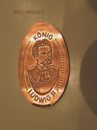 Souvenir münze könig ludwig - souvenir-münze,