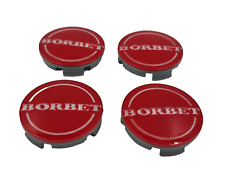 4X Borbet Nabenkappe BORBET