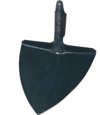 Trisu Bayer Sandschaufel Größe 5 Rippe unten Schaufelblatt 300x295mm Bs5 ⌀4,5cm