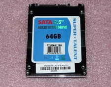 64GB FTM64G225H Super Talent UltraDrive GX2 Series MLC SATA 3Gbps SSD Festplatte