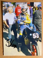 Werner Steege Autogramm handsigniert Motorrad Rennfahrer D DM 125 80 GP