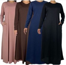 Schlichtes Damen-Maxikleid