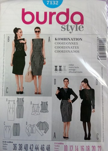 Burda style 7132 kostüm - 7132,