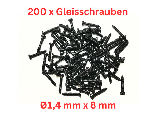 200x gleisschrauben 4 x - 200x, –