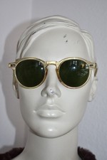 MOSCOT MILTZEN ✨Sonnenbrille Farbe Flesh + Gläser Grün Gr. 46  mit Etui