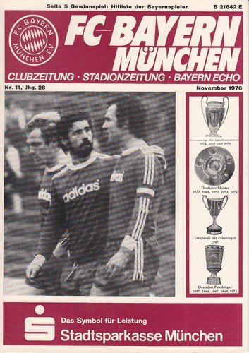 Programm 76 bayern - programm, 23.11.76