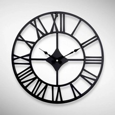 Wanduhr metall retro - metall,