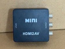 RCA auf HDMI Konverter – AV zu HDMI Adapter – 1080P Mini Cinch Composite CVBS 