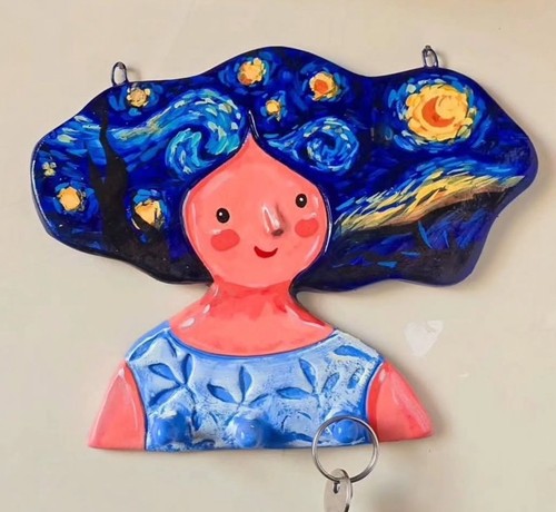 Handgefertigter wandbehang aus - wandbehang,
