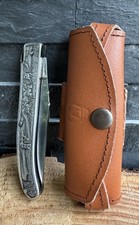 Taschenmesser Klappmesser LAGUIOLE Jäger Messer Leder-Etui 