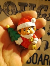 Bully Monchichi Weihnachtsmann 1981 Gummifigur Vintage