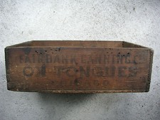 Alte Lieferkiste Holzkiste aus