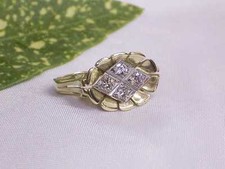 RING: 4 BRILLANTEN ca 0,30 ct