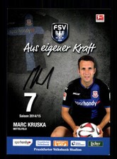 Marc Kruska  Autogrammkarte FSV Frankfurt 2014-15 Original Signiert +A 91529