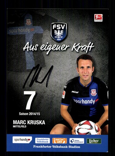 Marc kruska autogrammkarte - marc,