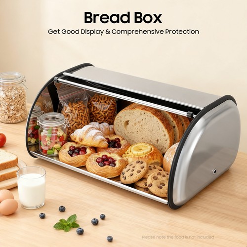 Premium-Edelstahl-Brotkasten
