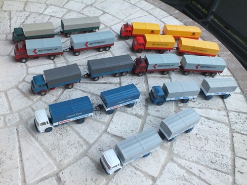 Konvolut stück wiking lkw - konvolut, 9