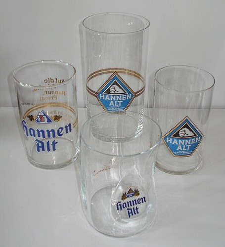 Hannen alt bier glas - bier,