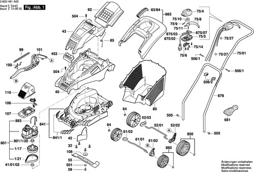 Bosch rotak rasenmäher - bosch, 37