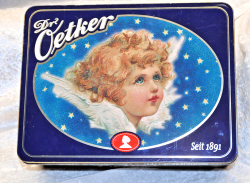 Alte blechdose dr oetker - blechdose,