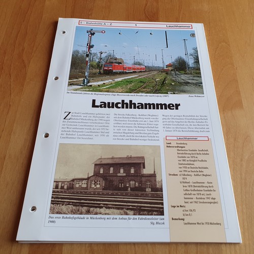 Archiv der bahnhöfe - der, dt.